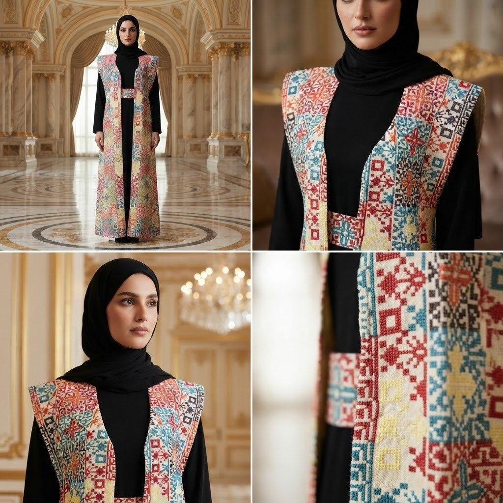 Embroidered Cape