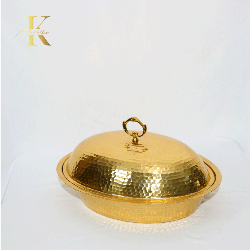 Golden Oval Chafing Dome