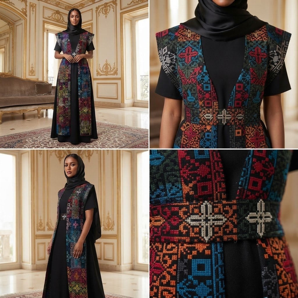 Embroidered Cape