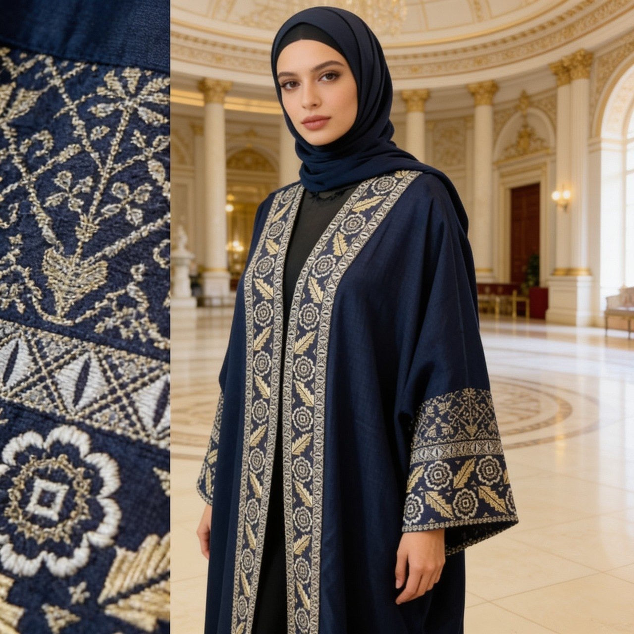 Embroidered Abaya