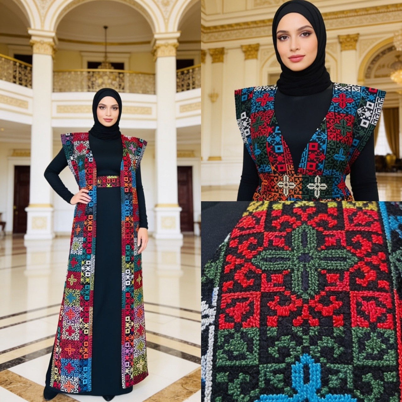 Embroidered Cape