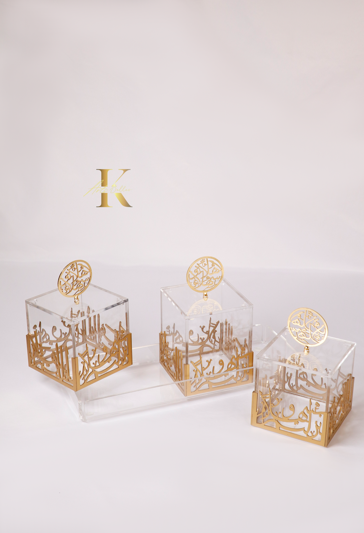 Acrylic Box Tray: Sets of 3