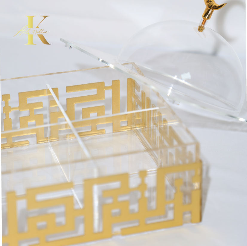 Farah Dome Modern Large Box with Divider