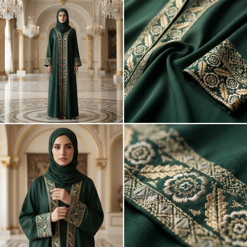 Embroidered Abaya
