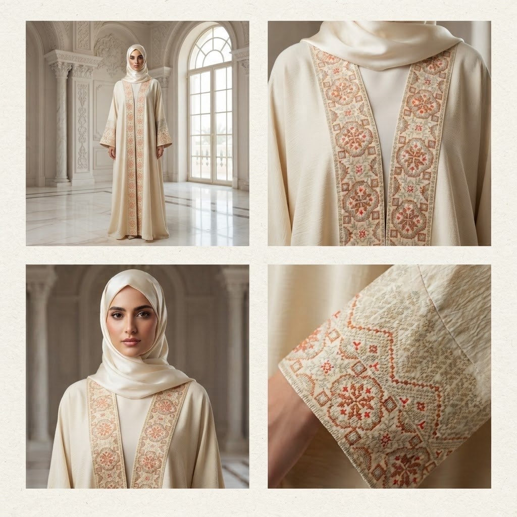 Embroidered Abaya