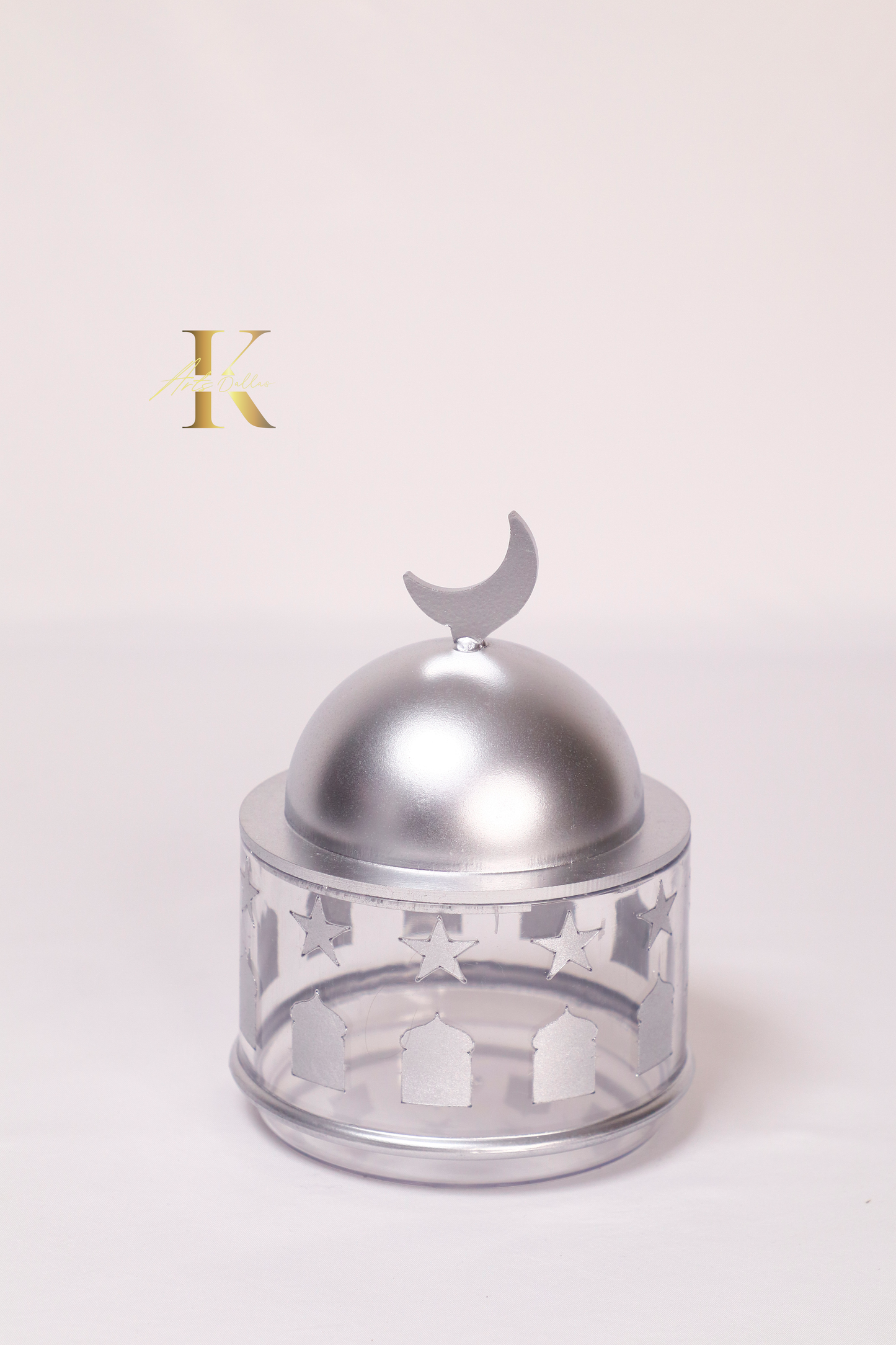 Stackable Silver Mosque Set