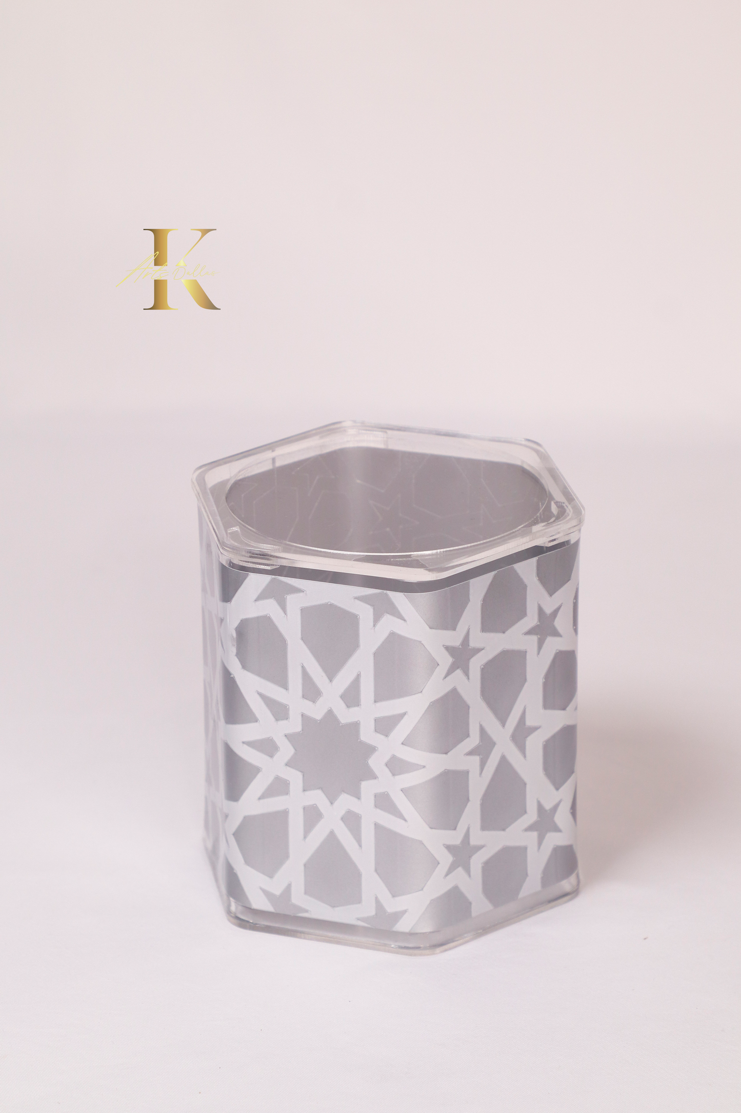 Stackable Silver Mosque Set
