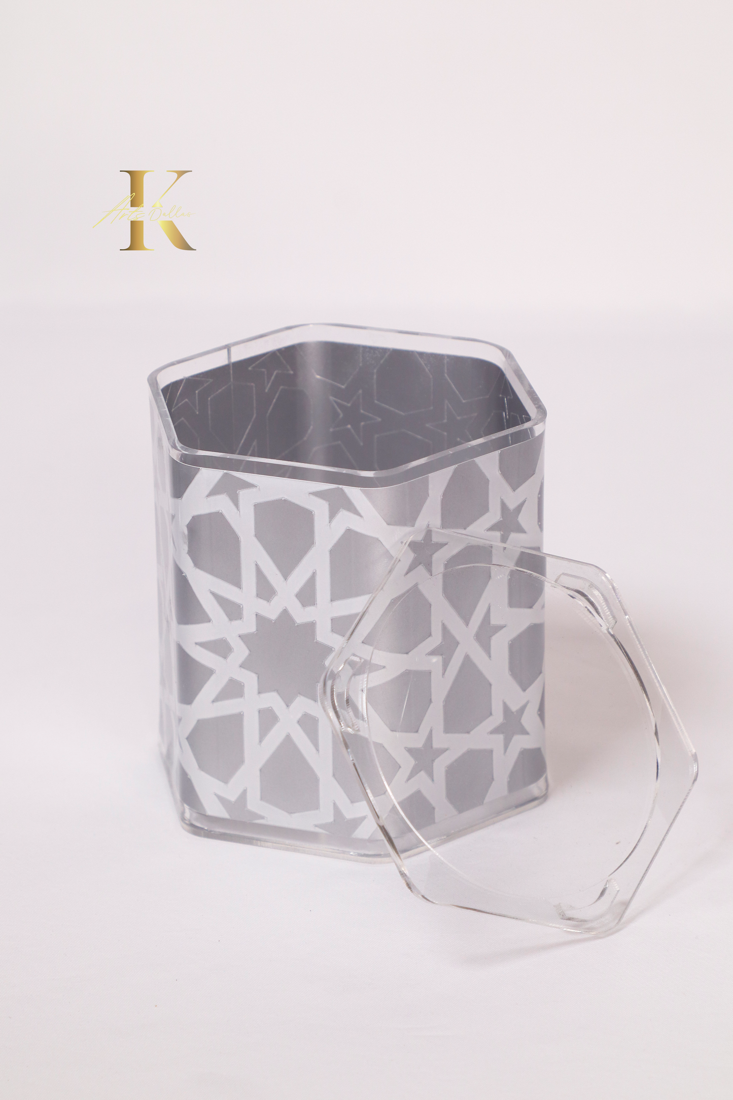 Stackable Silver Mosque Set
