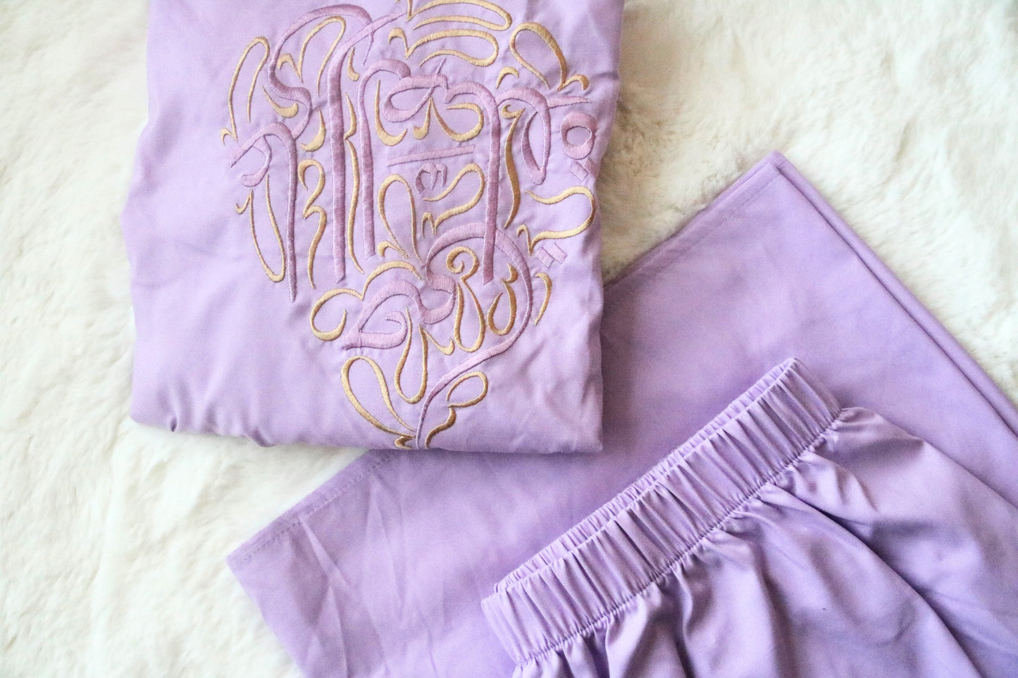 Purple Matching Mom, Grandma & Daughter Prayer Outfits