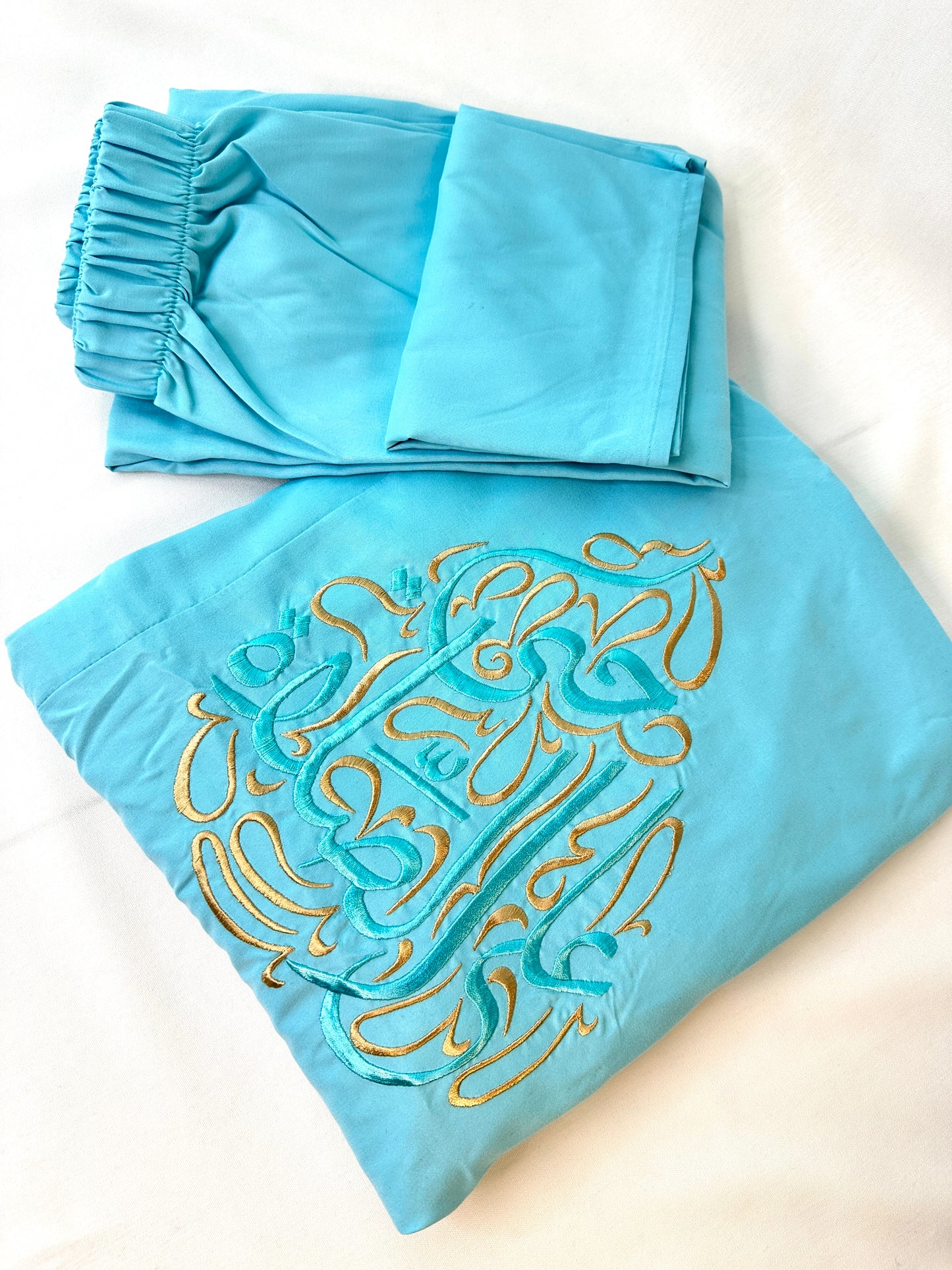 Blue Matching Mom, Grandma & Daughter Prayer Outfits