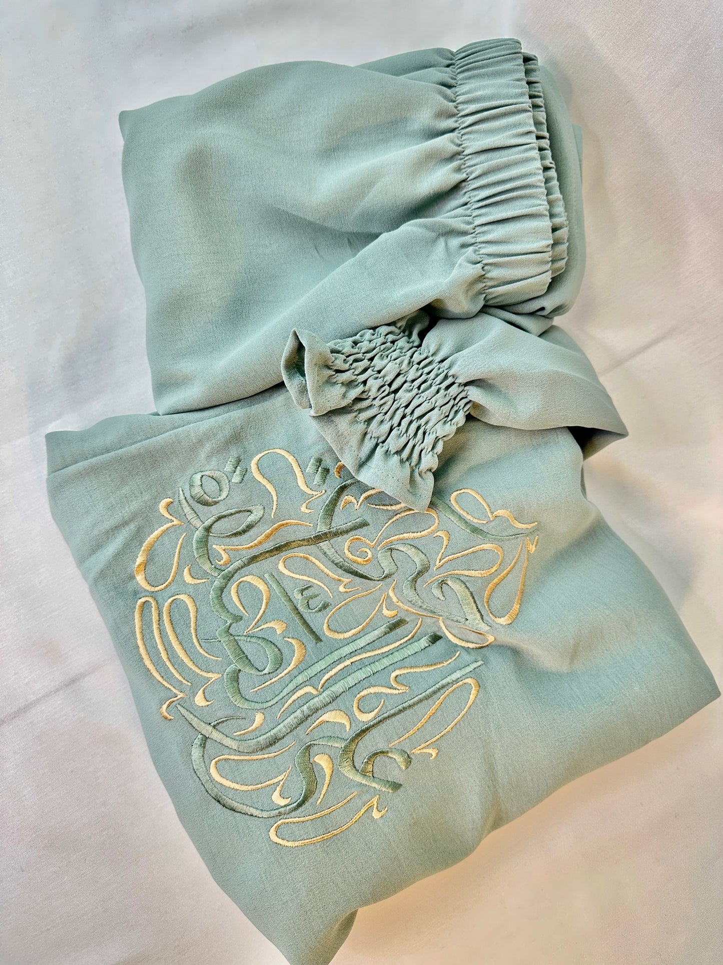 Green Matching Mom, Grandma & Daughter Prayer Outfits