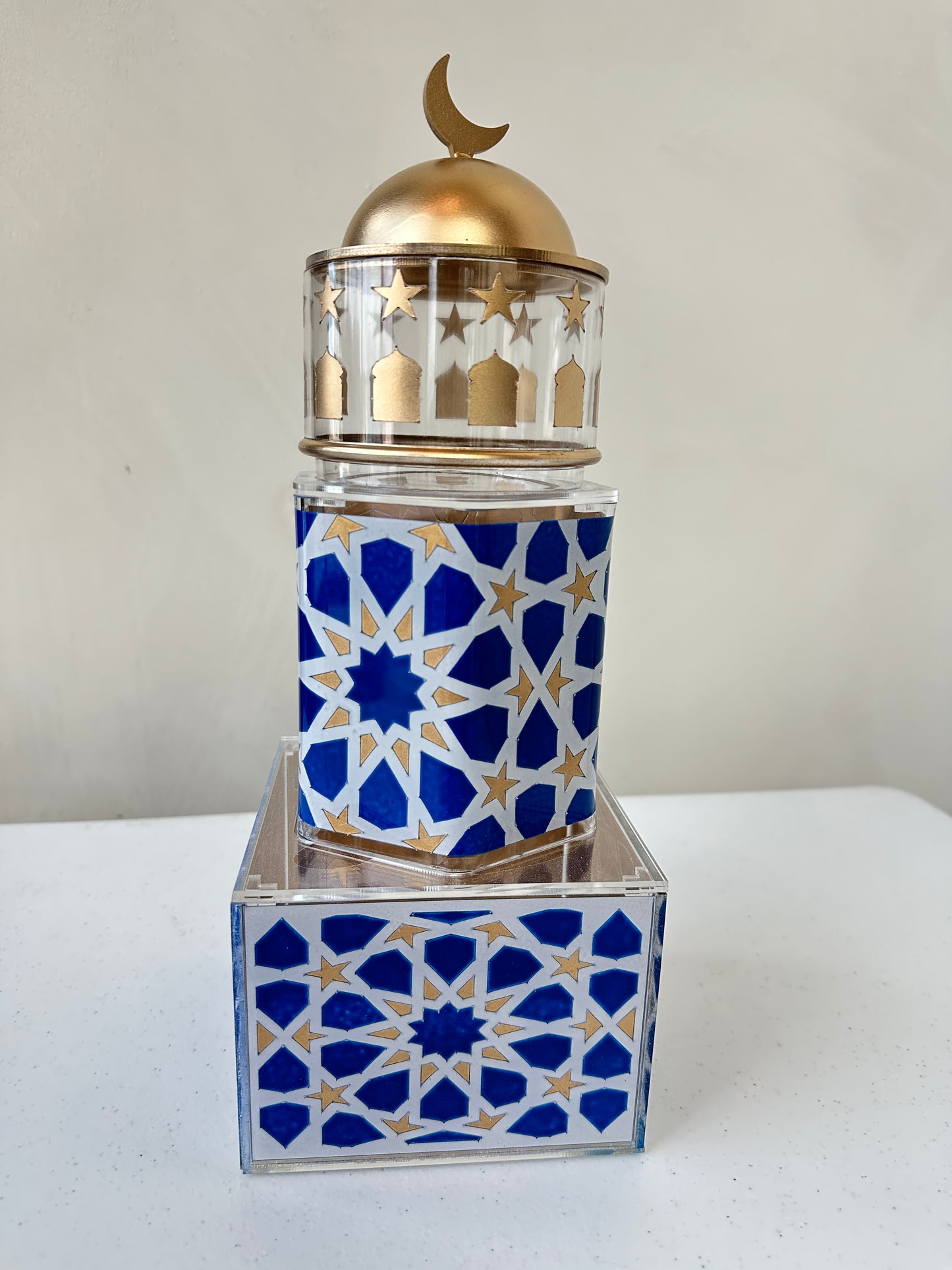 Gold and Blue Stackable Mosque Set
