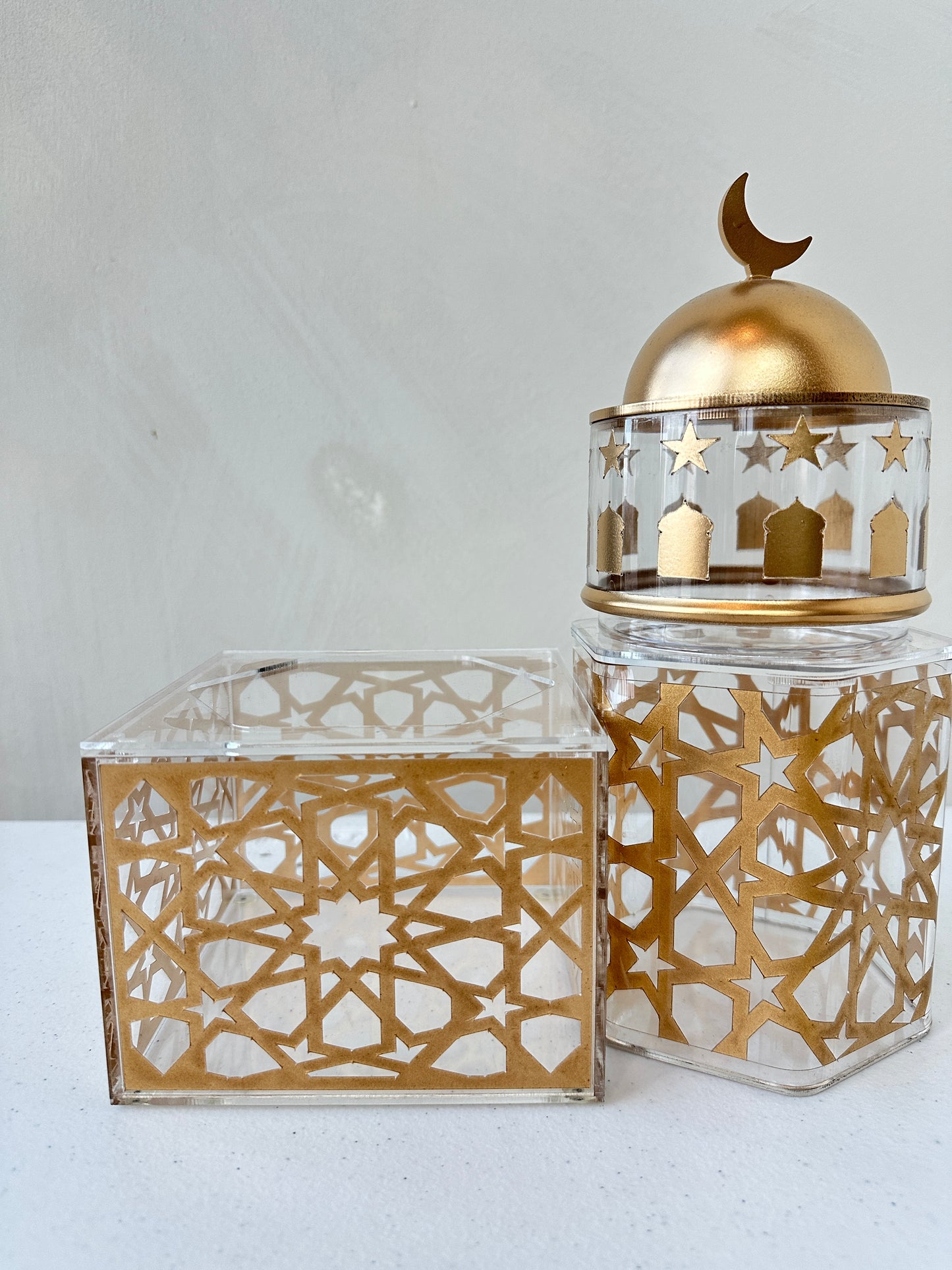 Gold Stackable Mosque Set