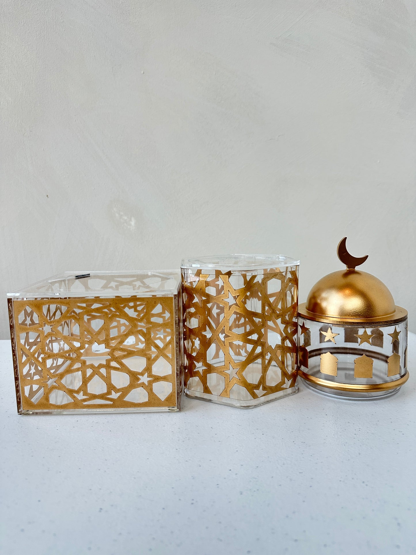 Gold Stackable Mosque Set