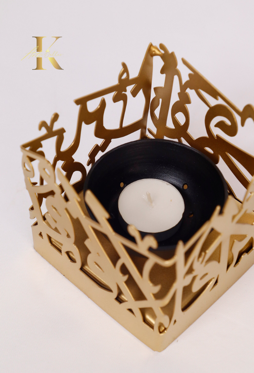 Big Square Candle Holder