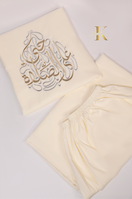 Cream Matching Mom, Grandma & Daughter Prayer Outfits