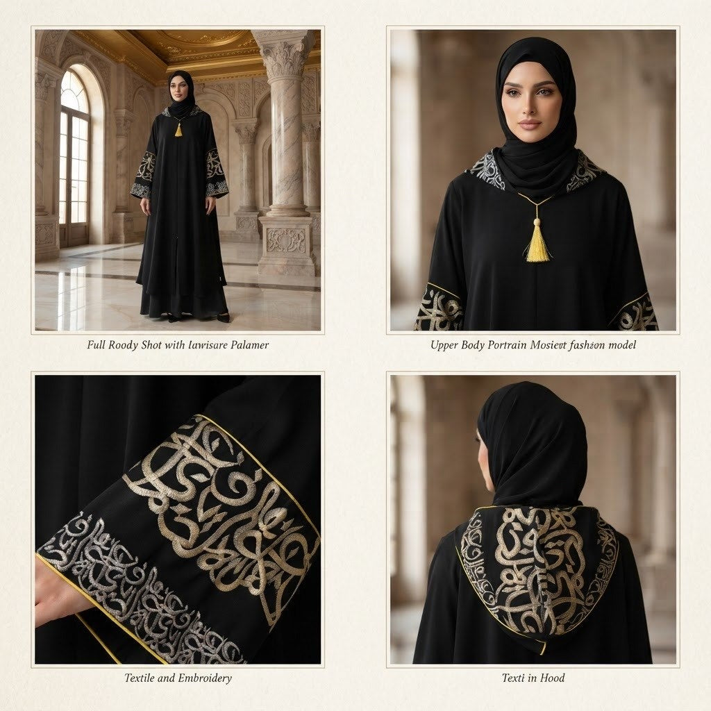 Moroccan Black Abaya