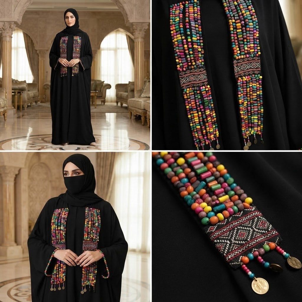 Beaded Abaya