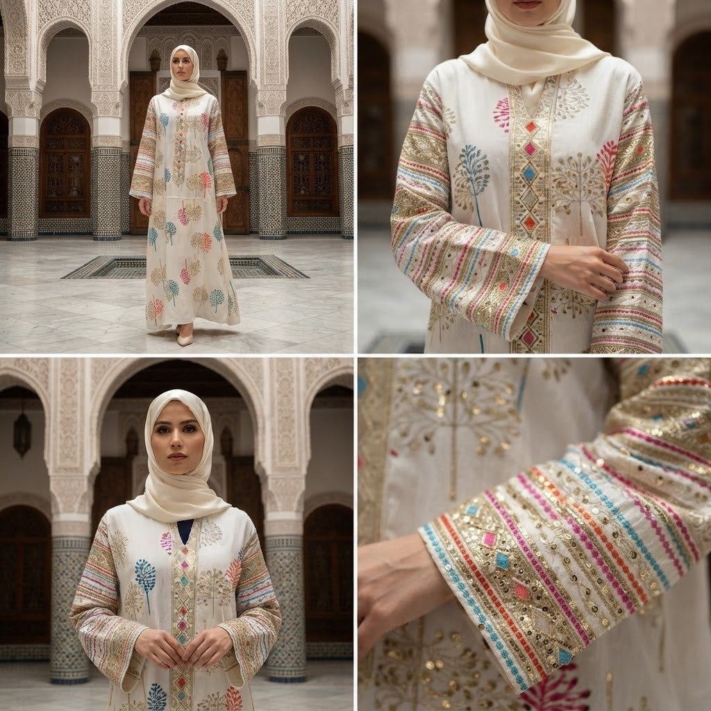 Floral Abaya