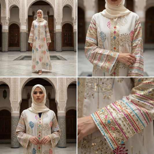Floral Abaya