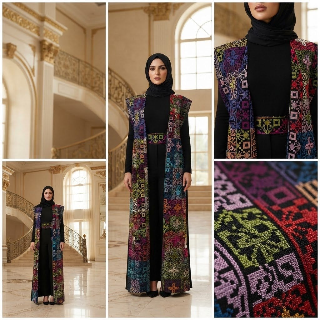 Embroidered Cape
