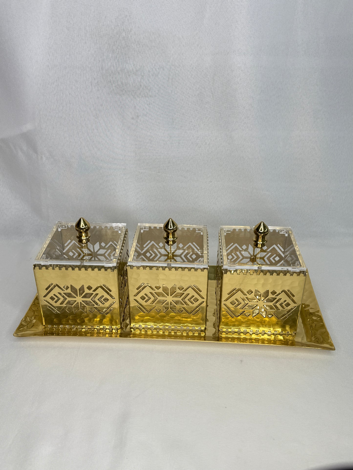 Golden Harmony Trio Tray