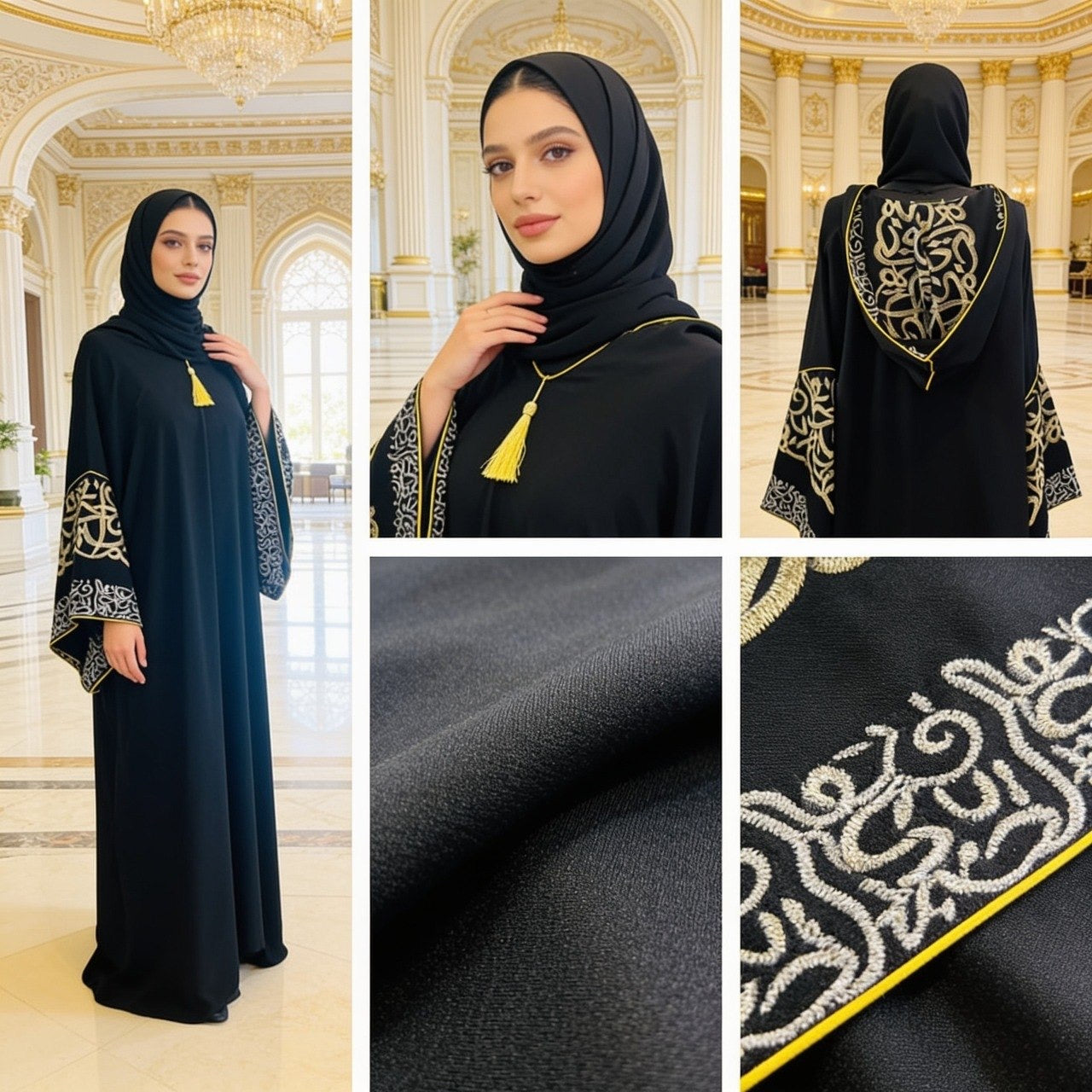 Moroccan Black Abaya