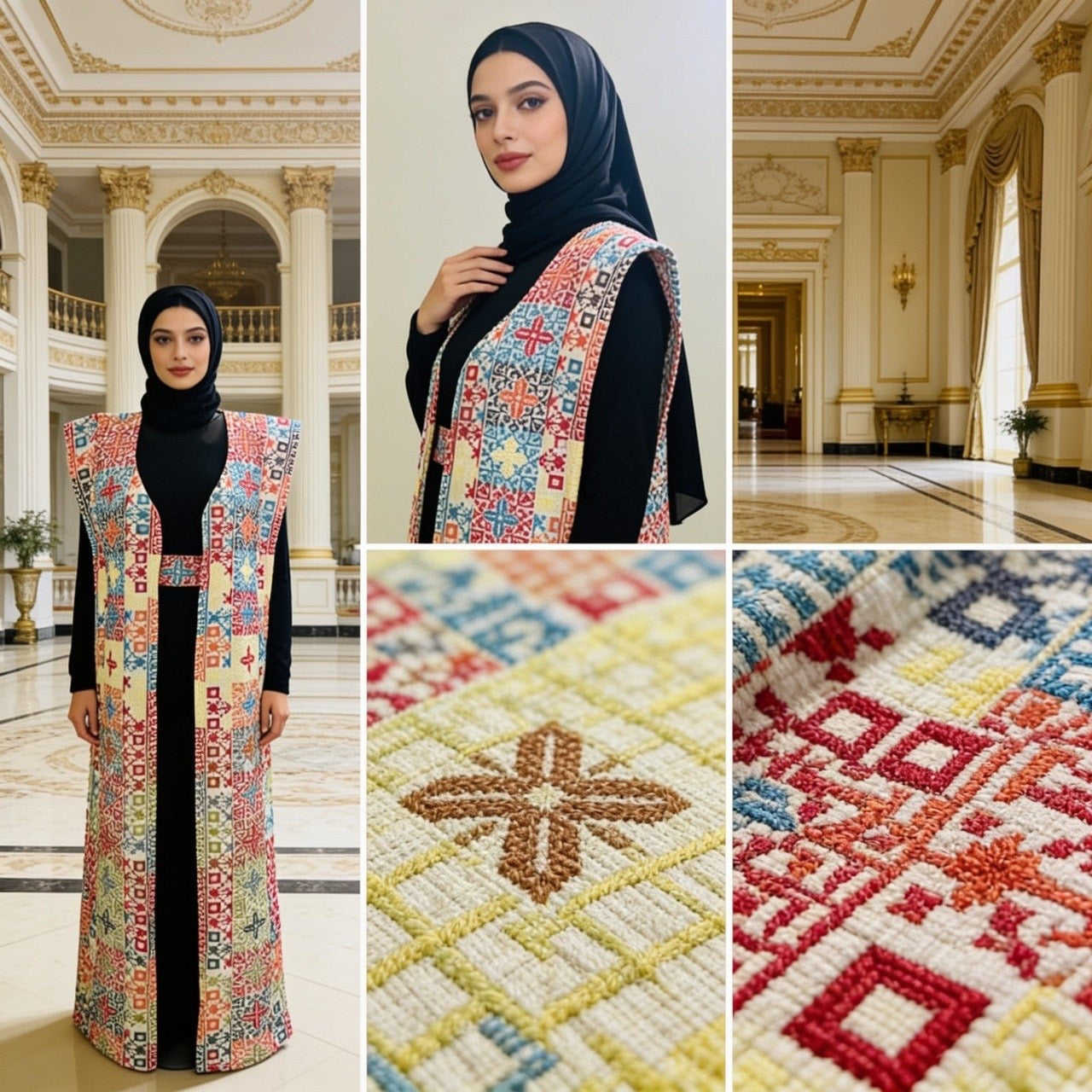Embroidered Cape