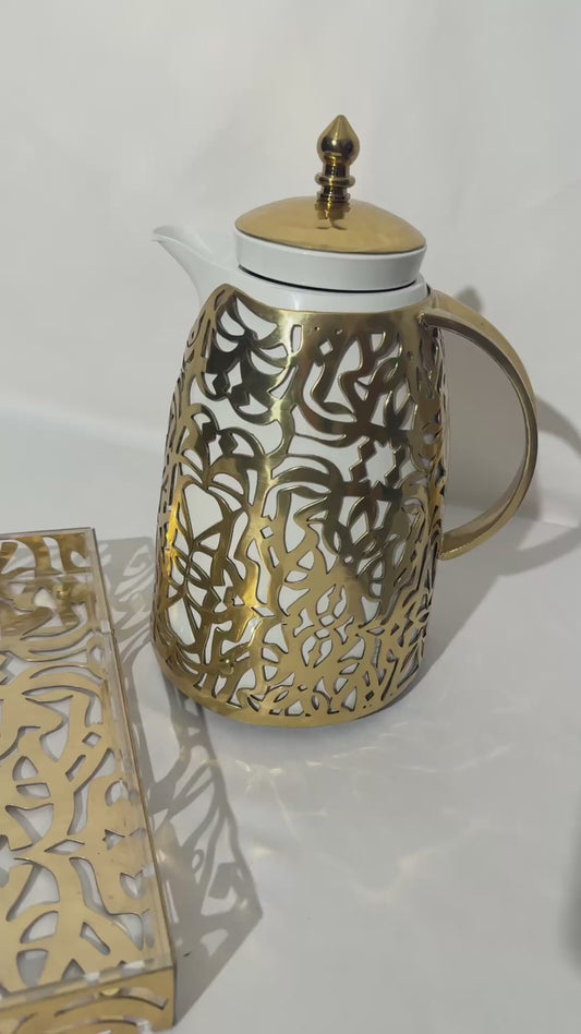 Gold Coffee Flask